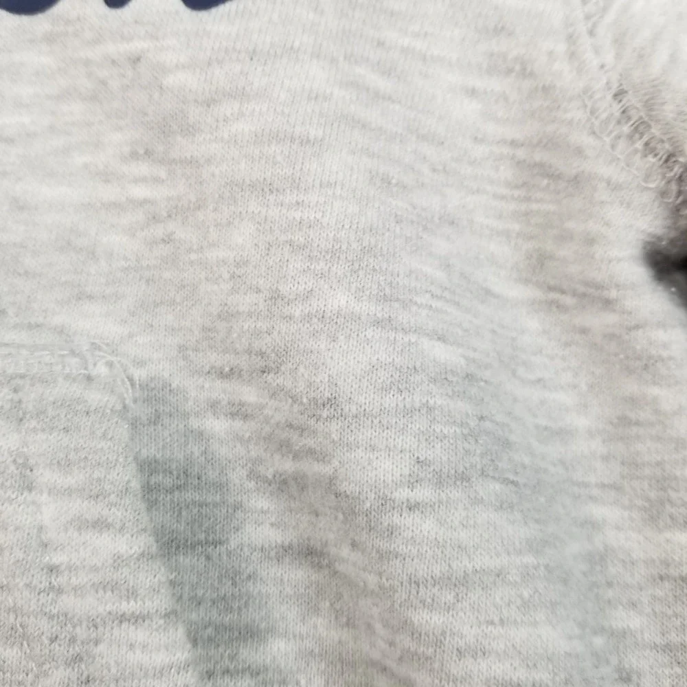 Champion Hoodie Kids 5 6 Gray Script Logo Spellout Pullover Sweatshirt Casual